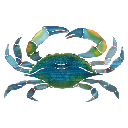 NEXT INNOVATIONS Blue Crab Metal Wall Art 101210030
